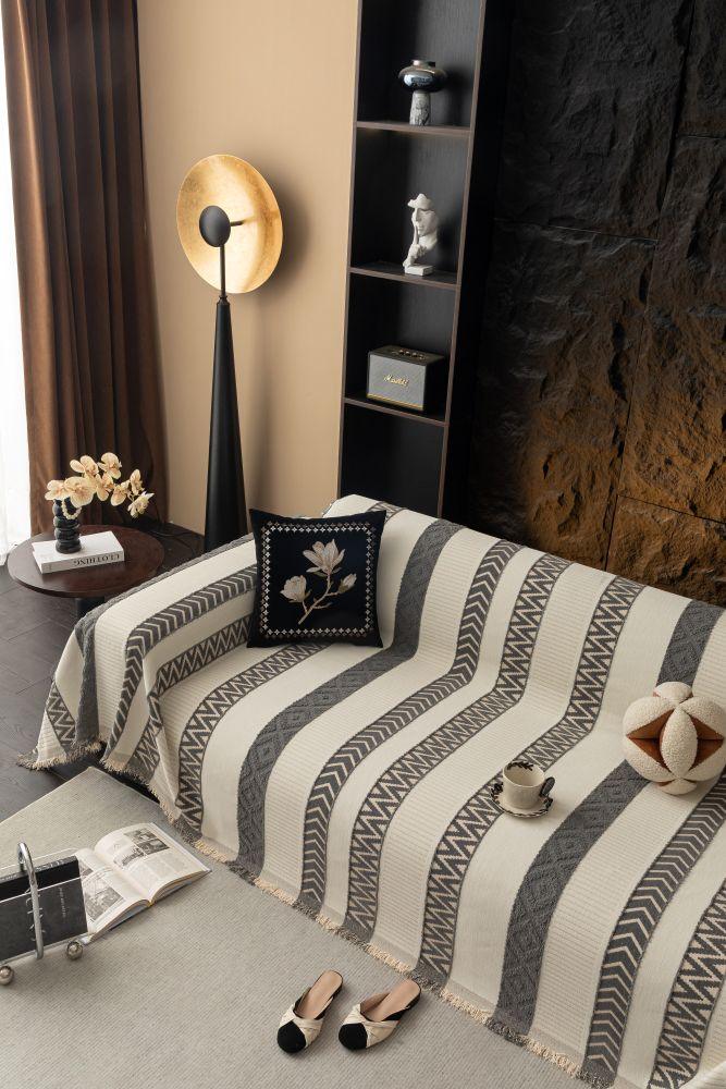 Throw Blanket - Klint - Charcoal Grey