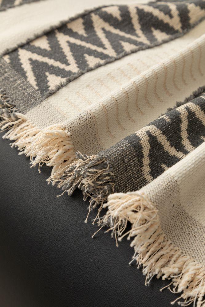 Throw Blanket - Klint - Charcoal Grey