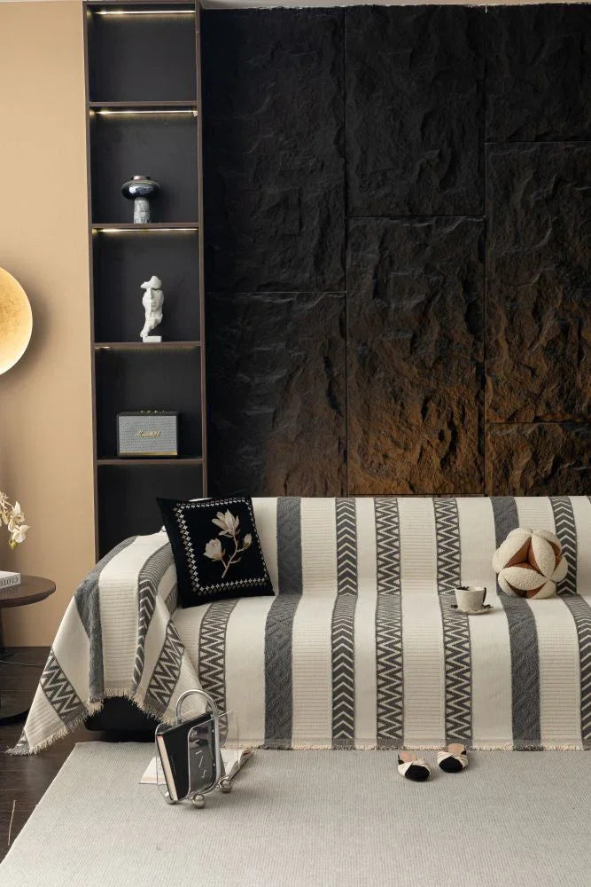 Throw Blanket - Klint - Charcoal Grey