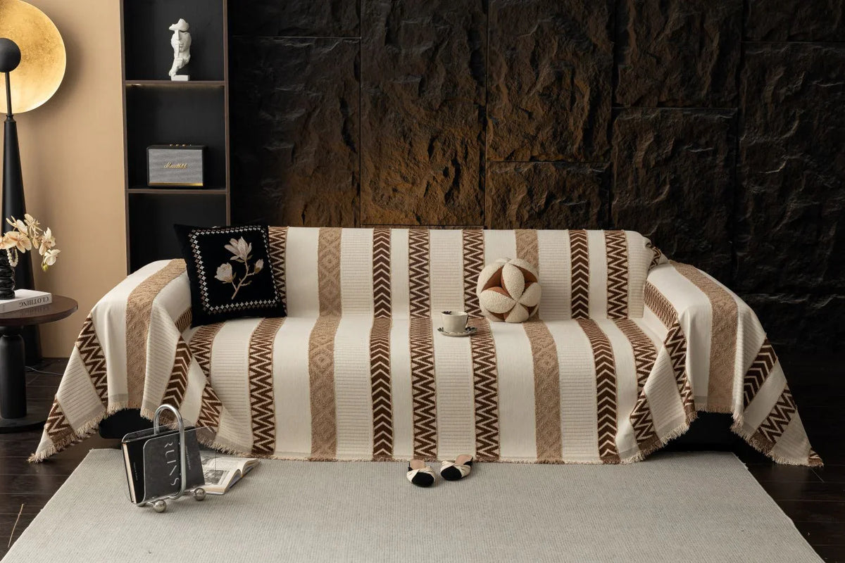 Throw Blanket - Klint - Chestnut Brown