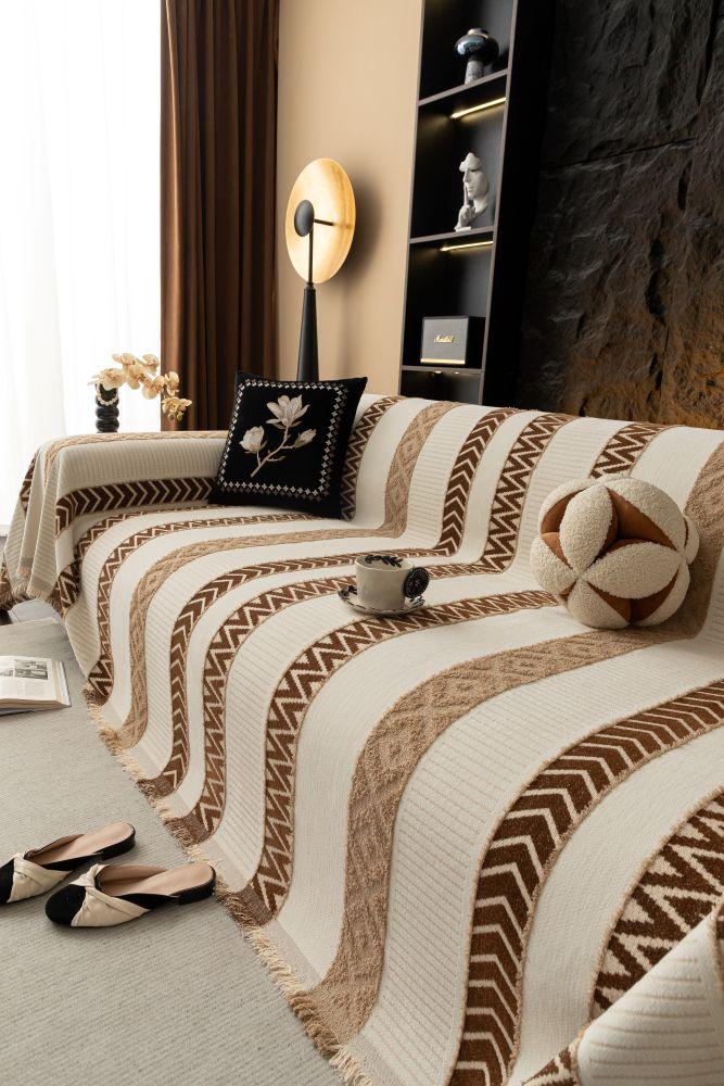 Throw Blanket - Klint - Chestnut Brown
