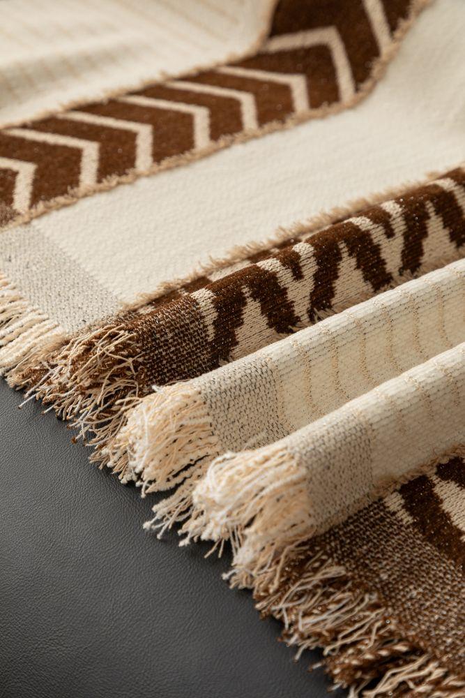 Throw Blanket - Klint - Chestnut Brown