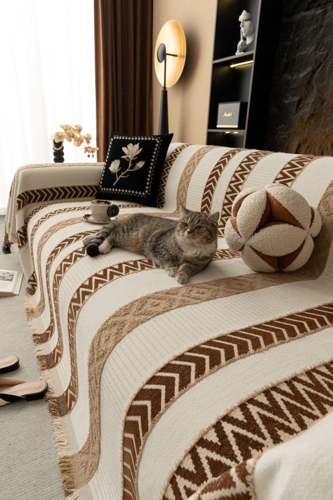 Throw Blanket - Klint - Chestnut Brown