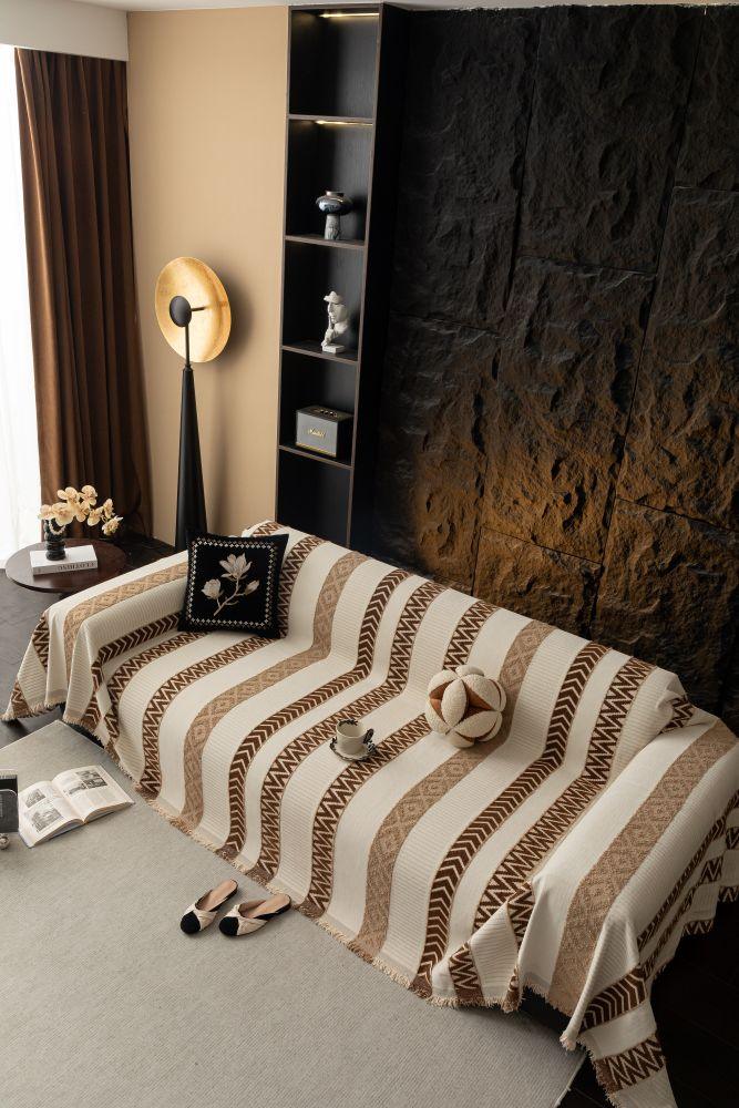 Throw Blanket - Klint - Chestnut Brown