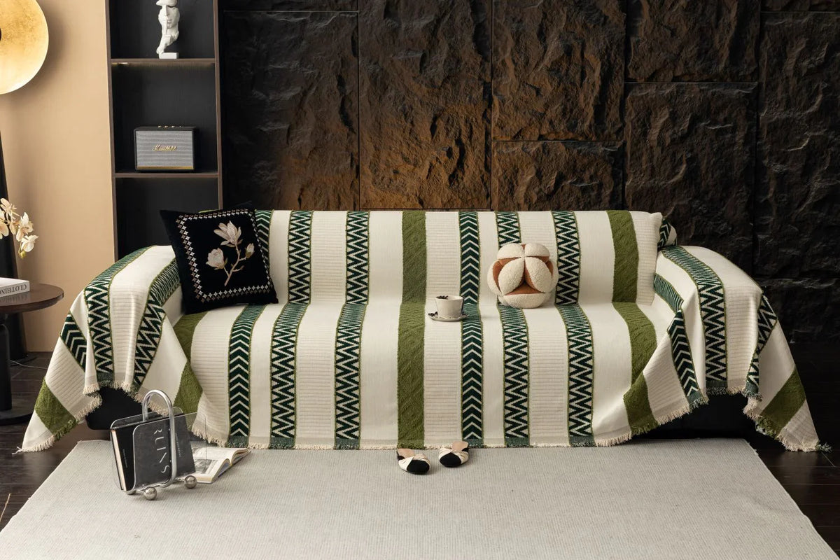 Throw Blanket - Klint - Moss Green