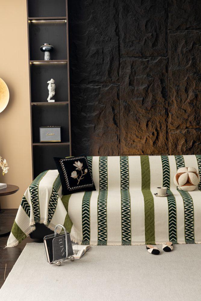 Throw Blanket - Klint - Moss Green