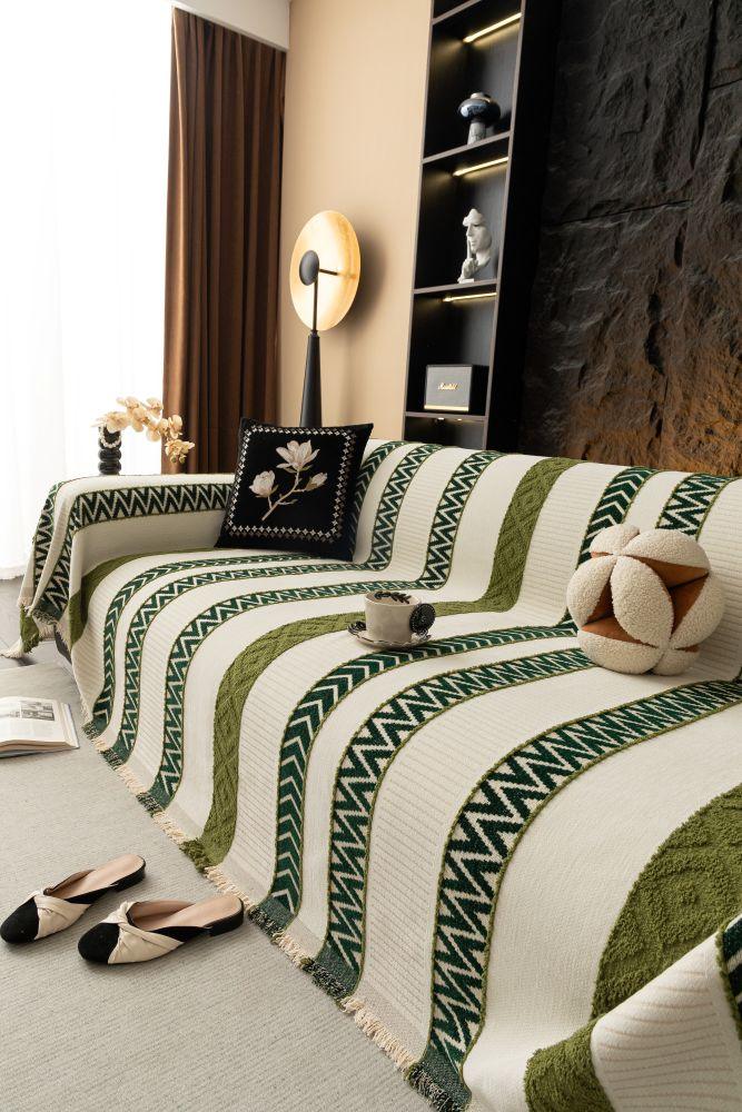 Throw Blanket - Klint - Moss Green