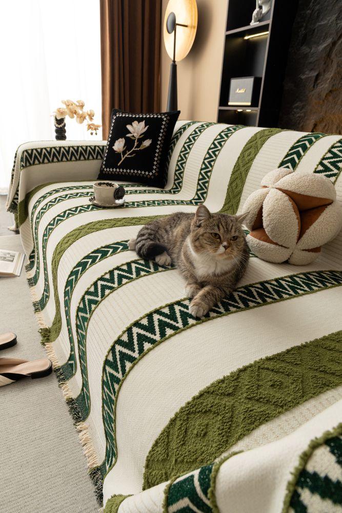 Throw Blanket - Klint - Moss Green
