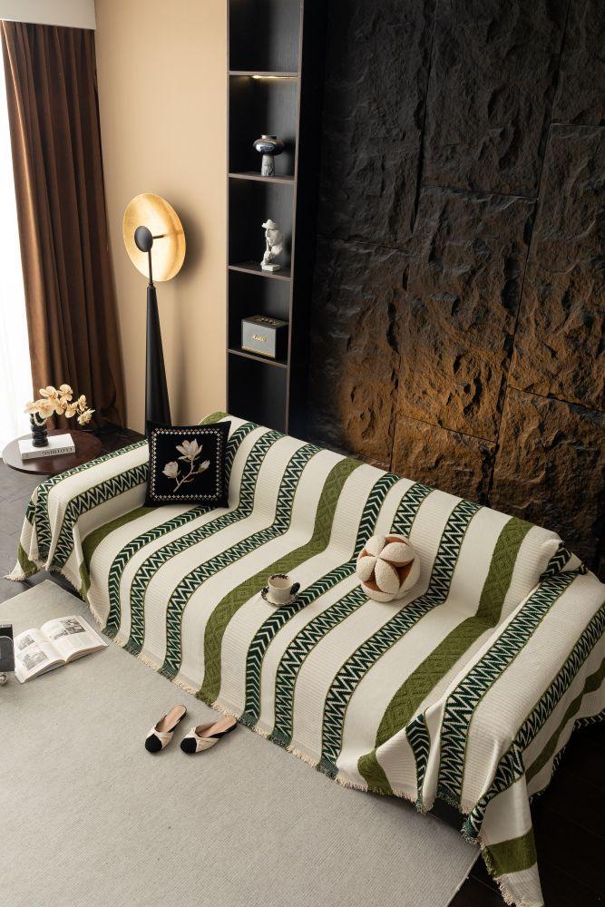Throw Blanket - Klint - Moss Green