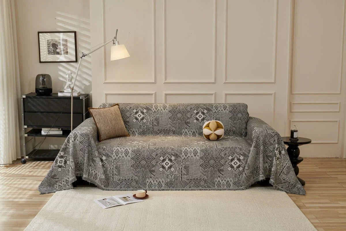 Throw Blanket - Melareve - Charcoal Grey
