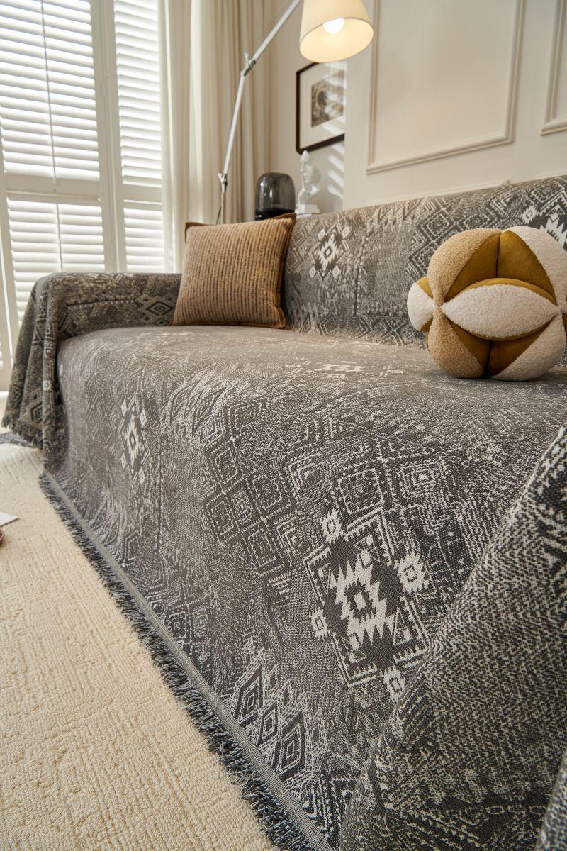 Throw Blanket - Melareve - Charcoal Grey