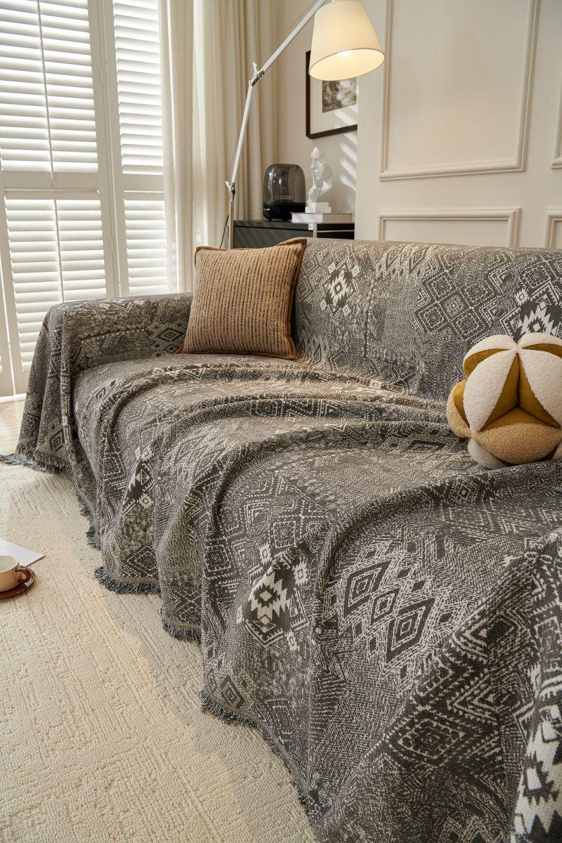 Throw Blanket - Melareve - Charcoal Grey