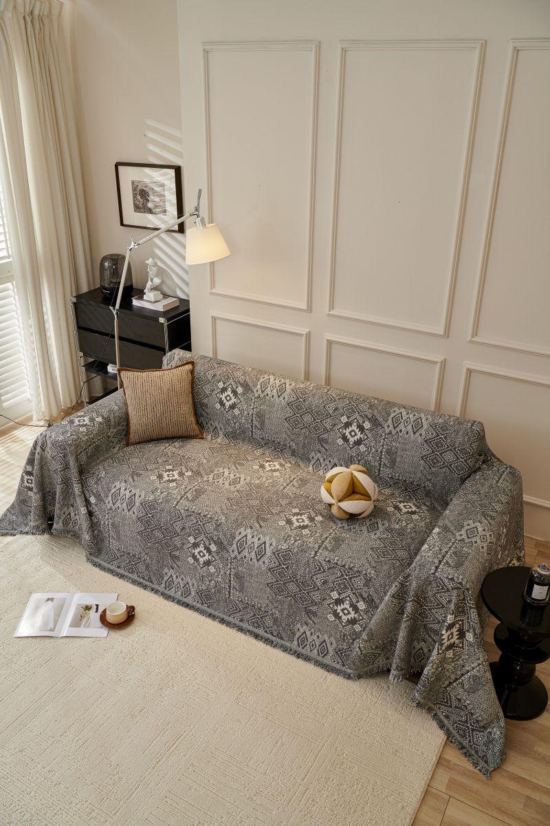 Throw Blanket - Melareve - Charcoal Grey