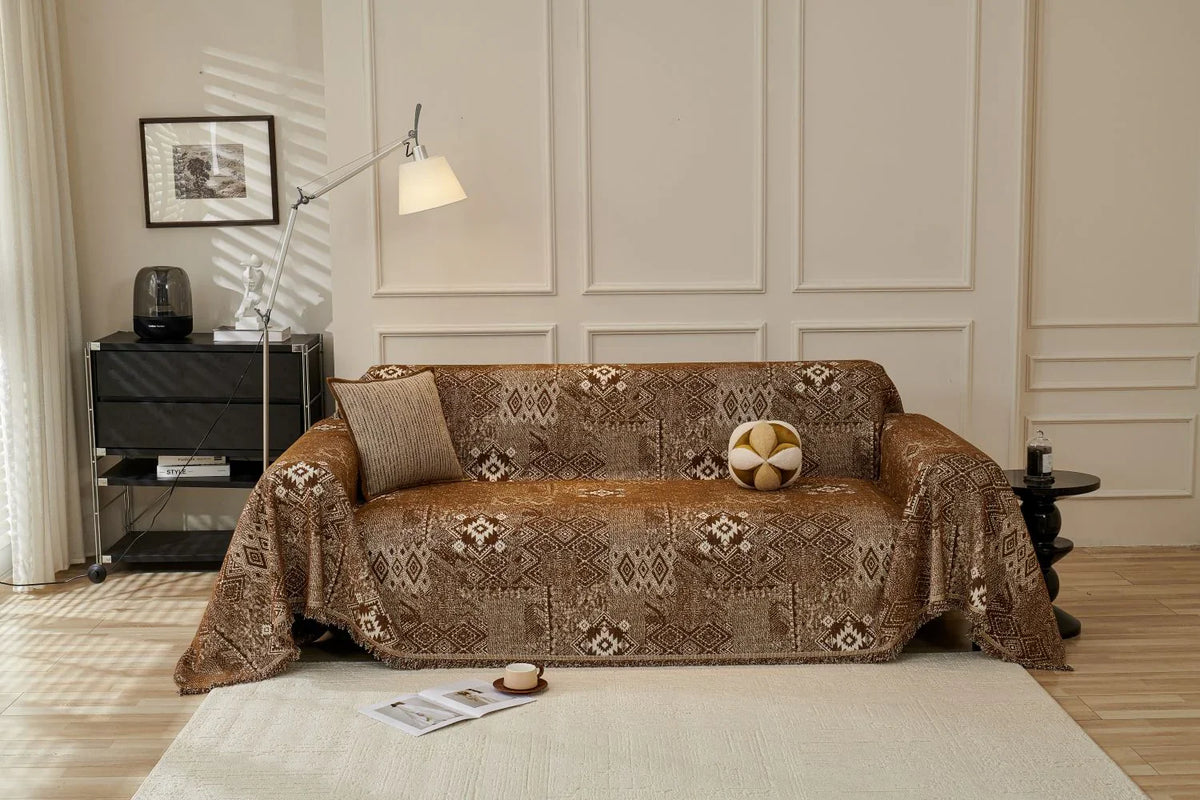 Throw Blanket - Melareve - Cocoa Brown