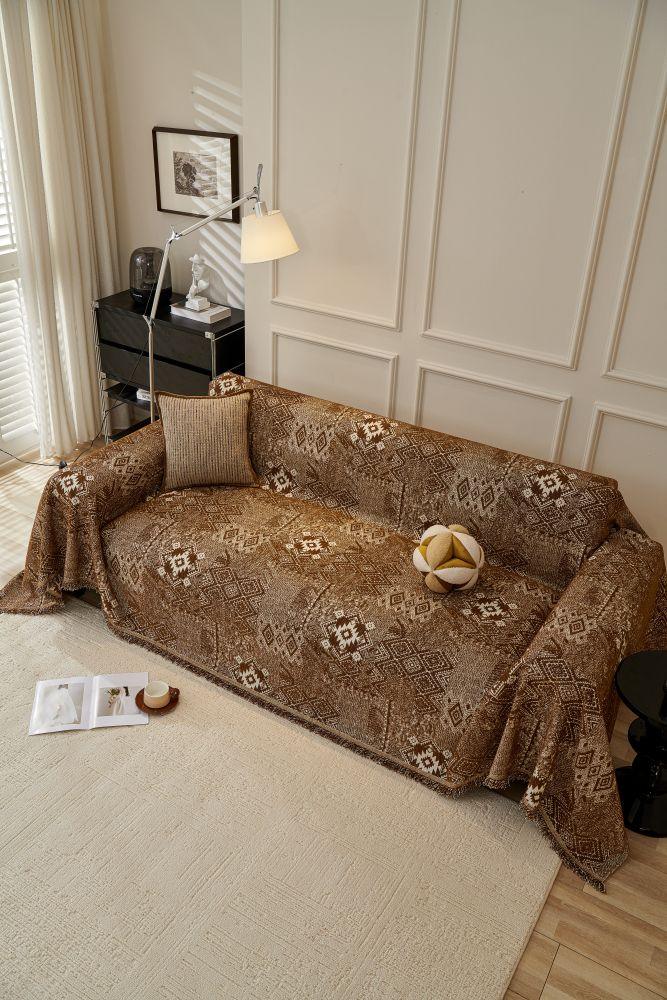 Throw Blanket - Melareve - Cocoa Brown