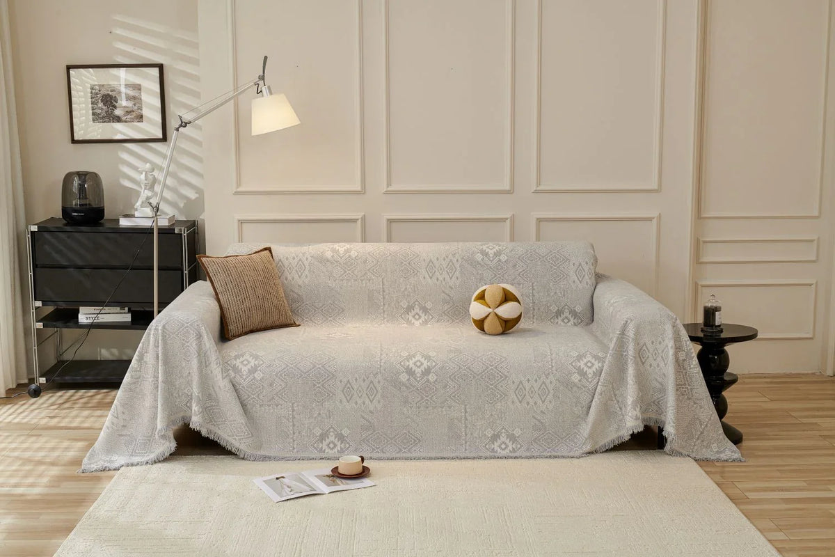 Throw Blanket - Melareve - Dove Grey