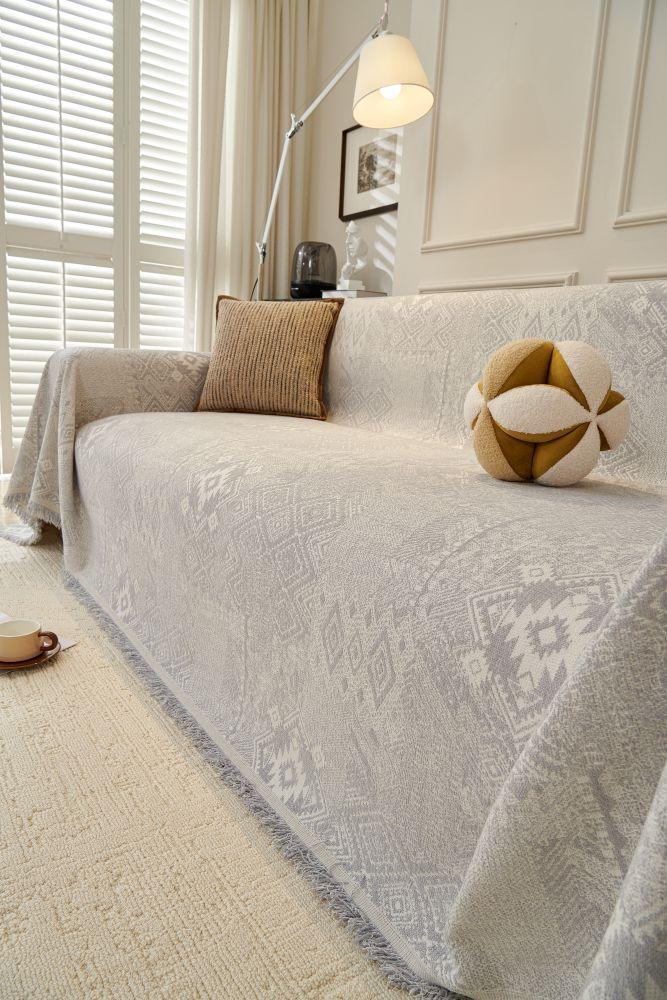 Throw Blanket - Melareve - Dove Grey