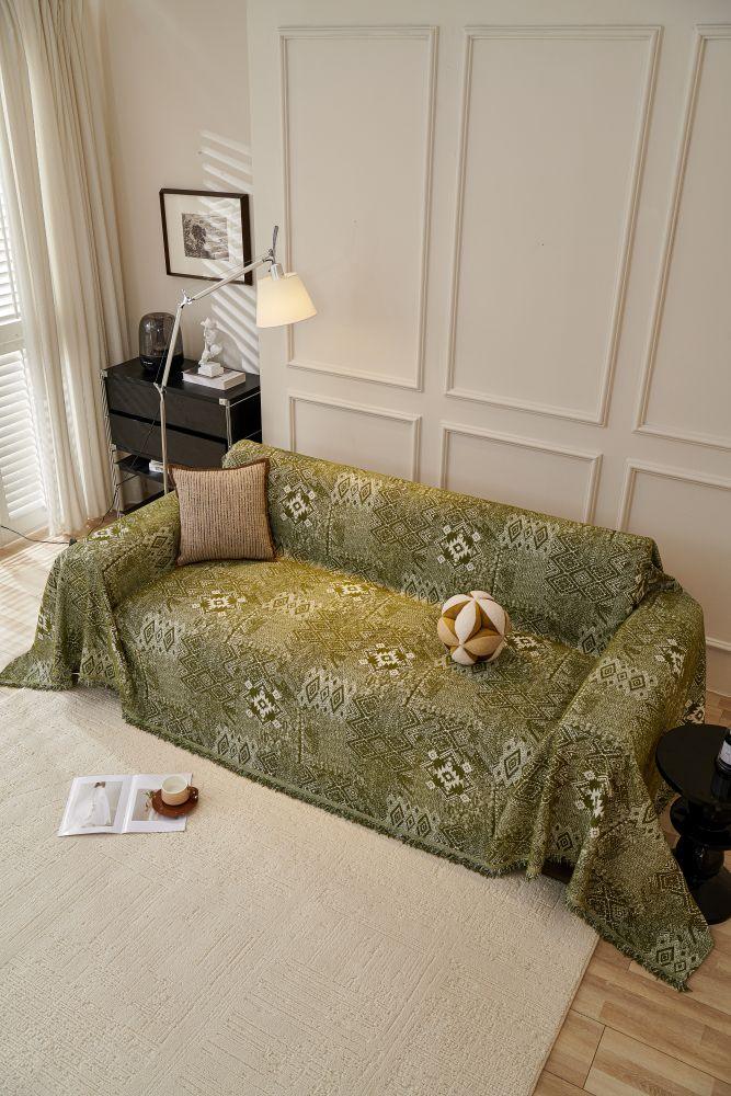 Throw Blanket - Melareve - Forest Green