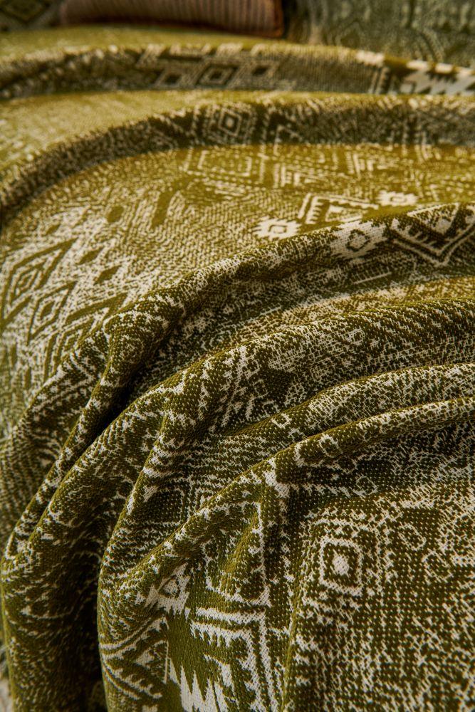 Throw Blanket - Melareve - Forest Green