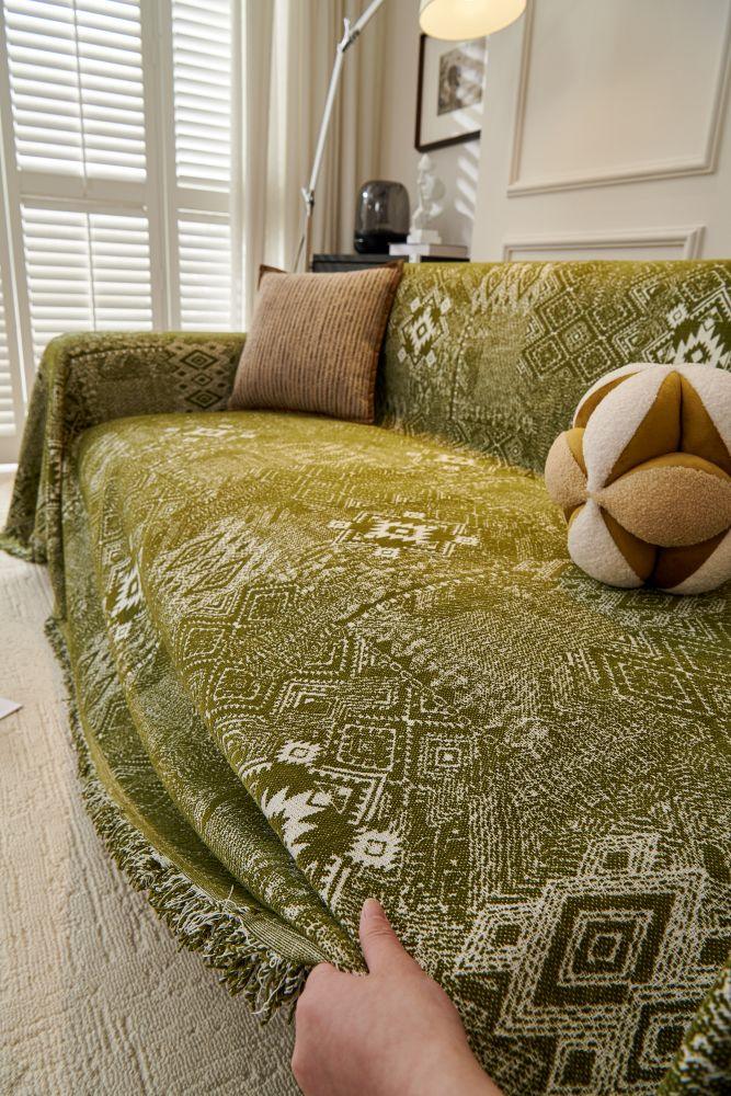 Throw Blanket - Melareve - Forest Green