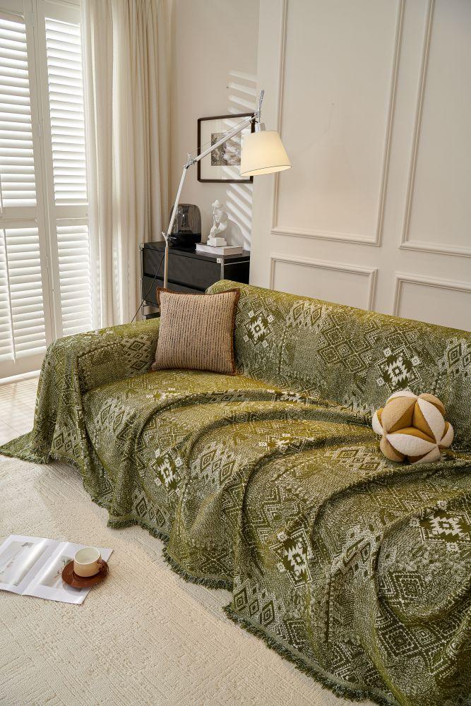 Throw Blanket - Melareve - Forest Green