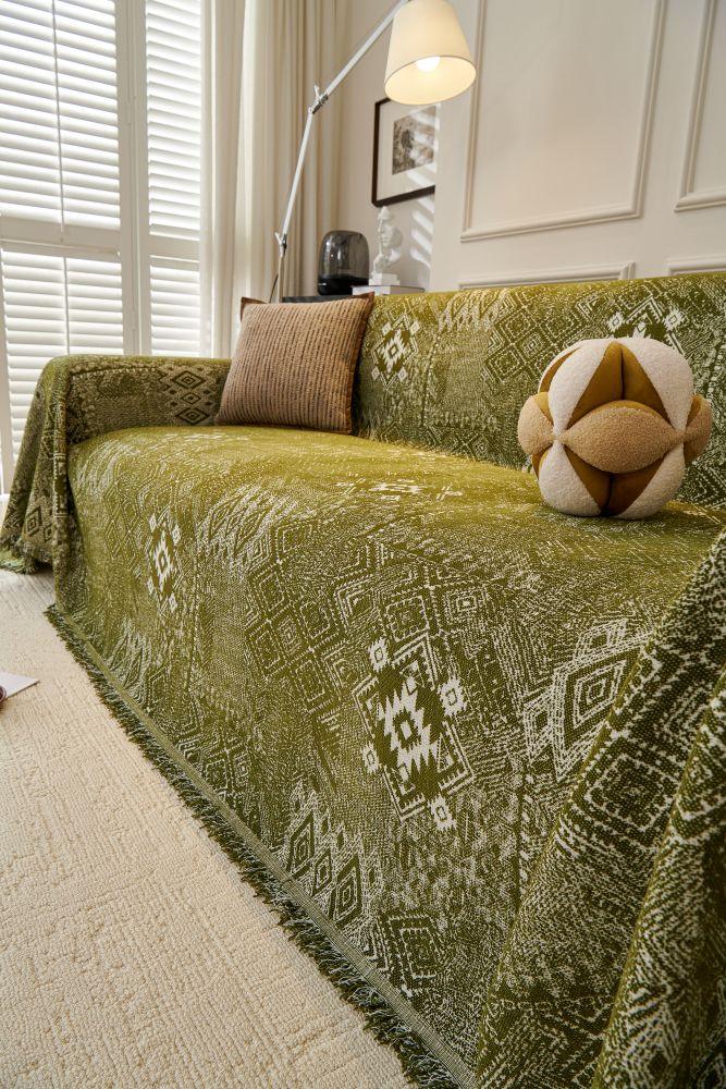 Throw Blanket - Melareve - Forest Green