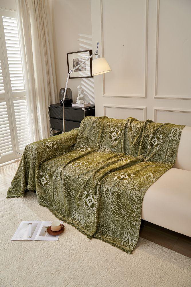Throw Blanket - Melareve - Forest Green