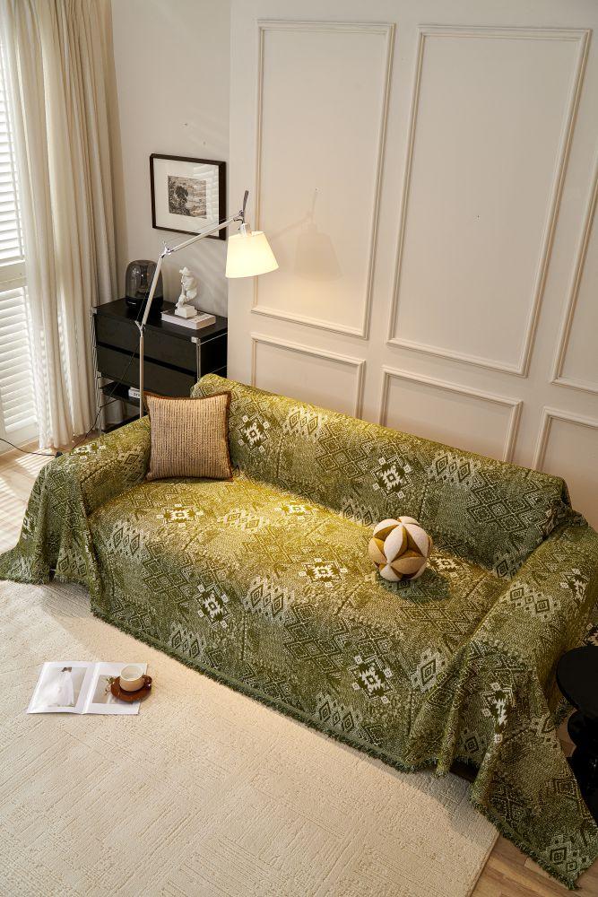 Throw Blanket - Melareve - Forest Green