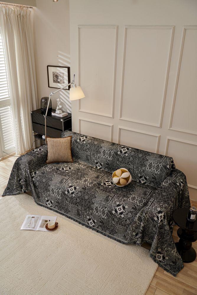 Throw Blanket - Melareve - Jet Black