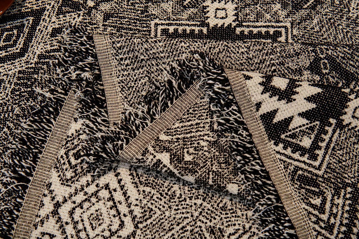 Throw Blanket - Melareve - Jet Black