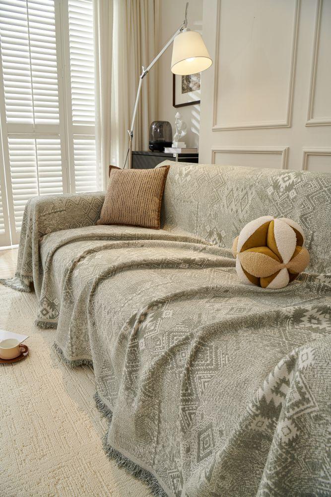 Throw Blanket - Melareve - Silver Grey