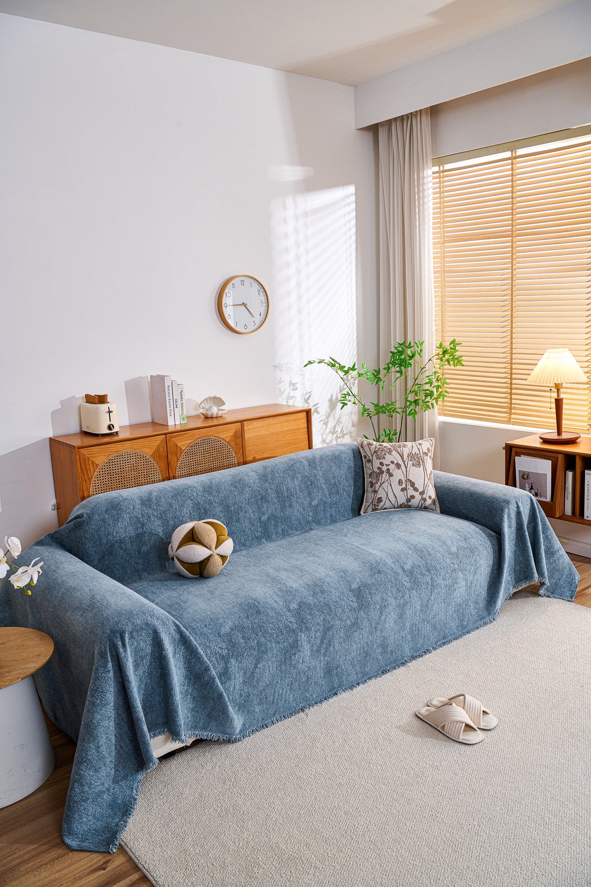 Throw Blanket - Mistara - Blue