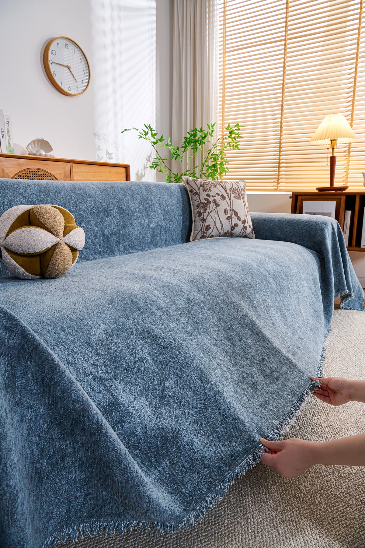 Throw Blanket - Mistara - Blue