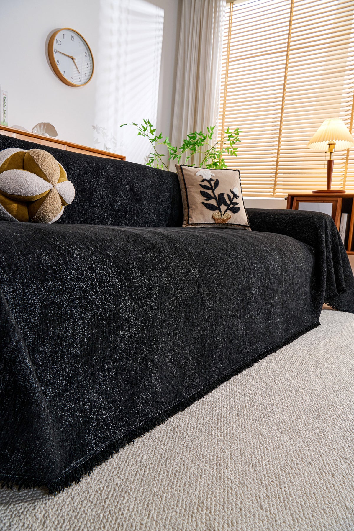 Throw Blanket - Mistara - Jet Black