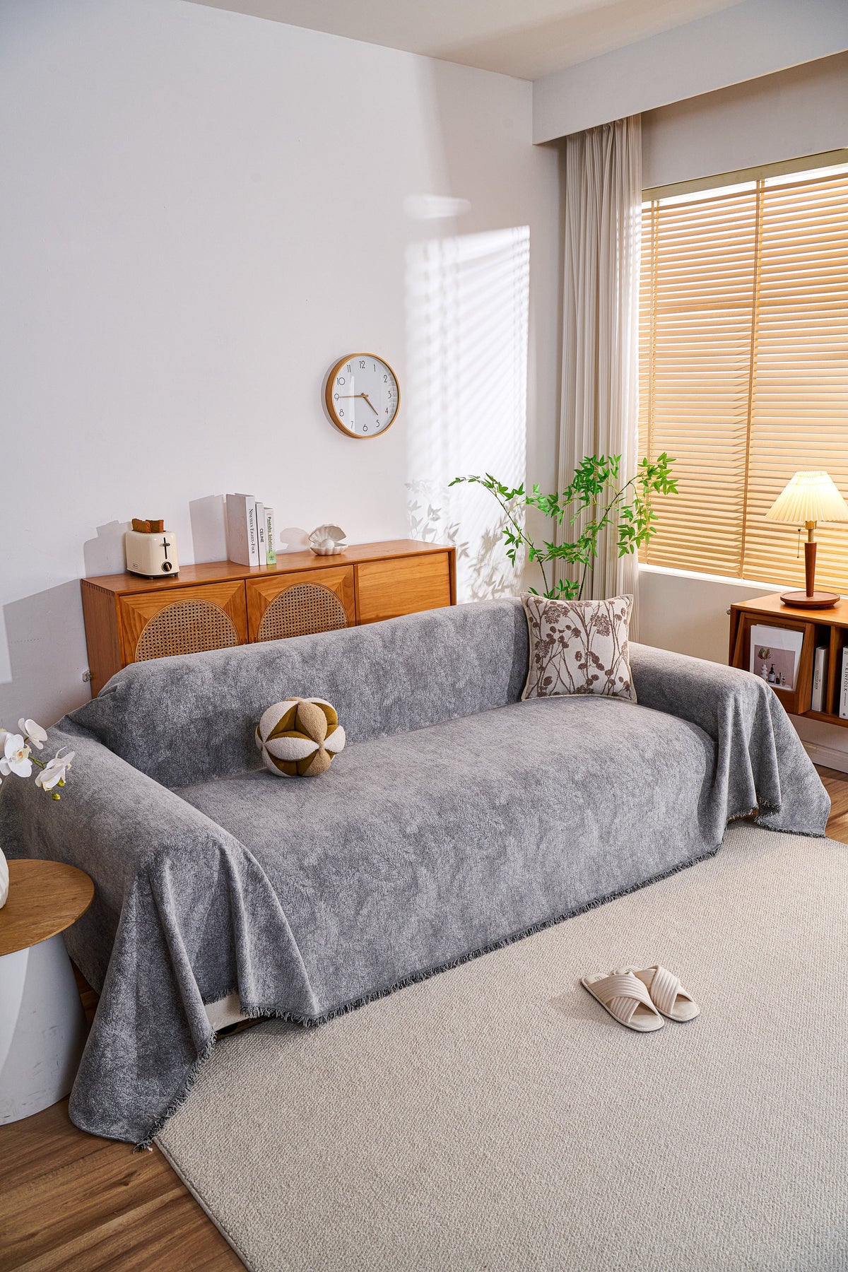 Throw Blanket - Mistara - Space Grey