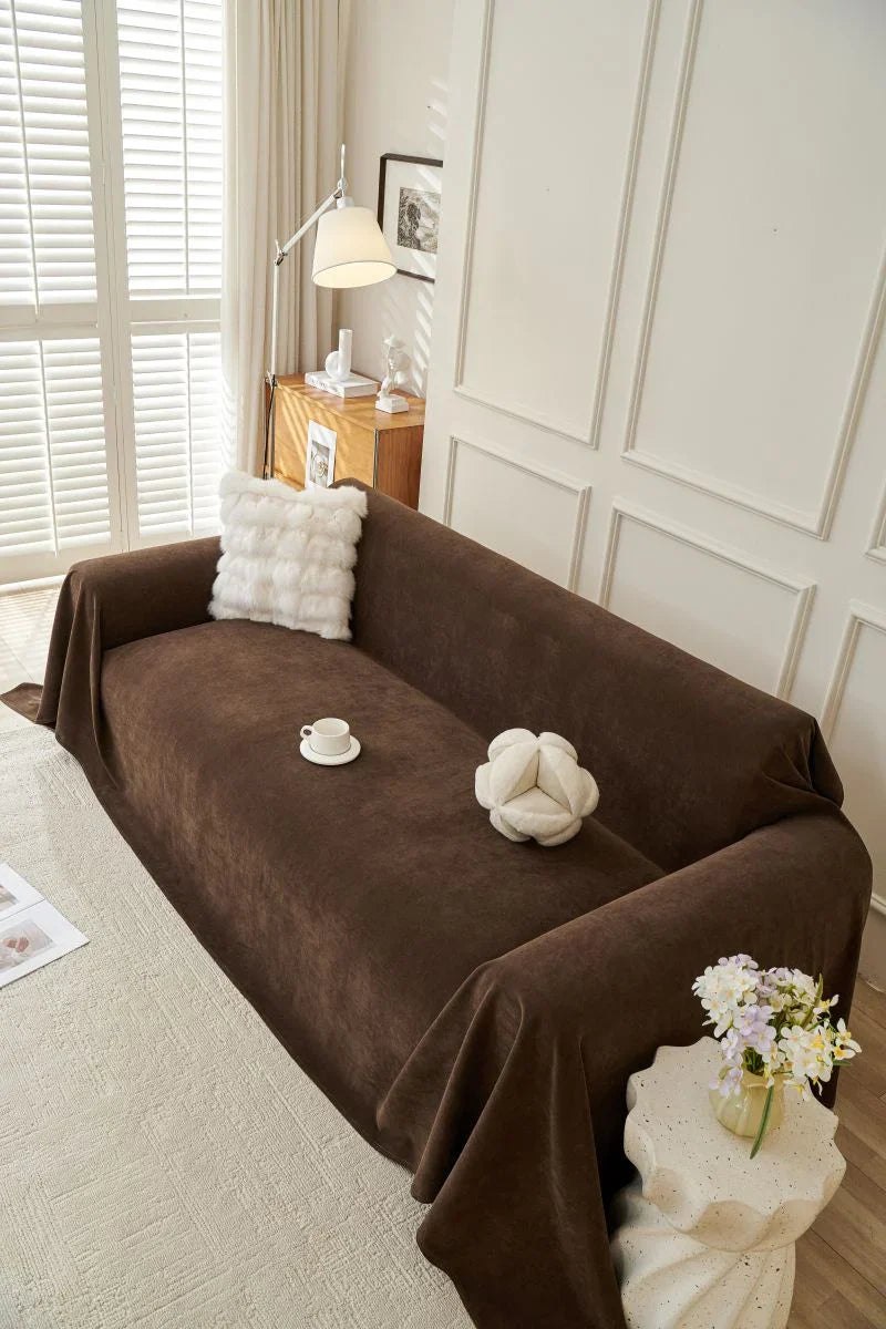 Throw Blanket - Norka - Espresso Brown
