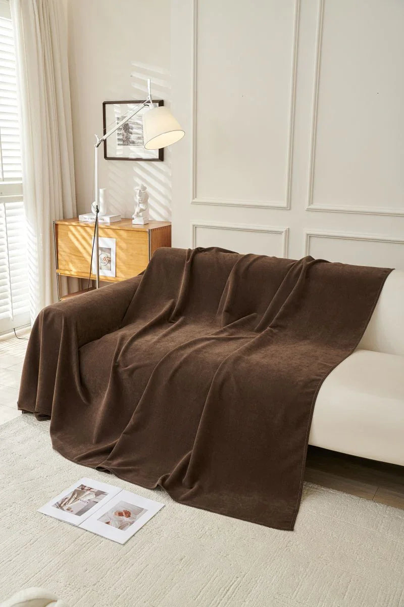 Throw Blanket - Norka - Espresso Brown