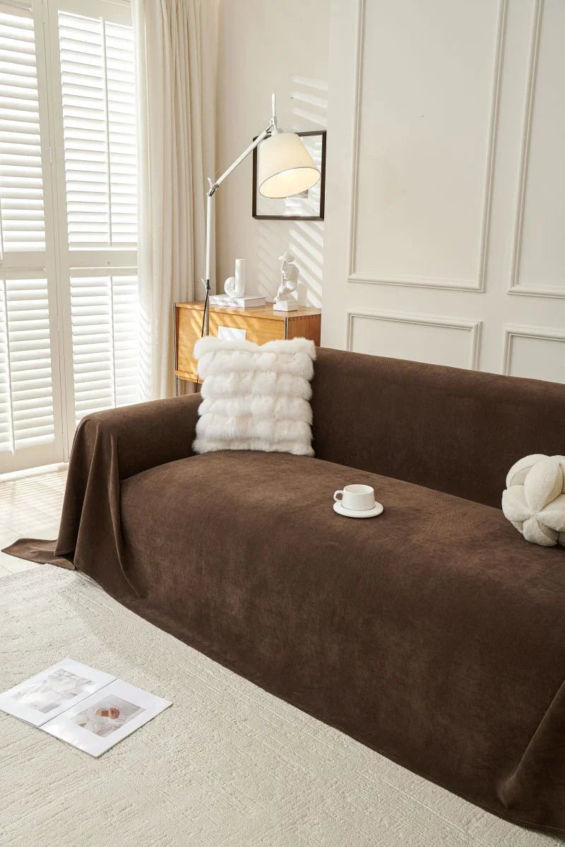 Throw Blanket - Norka - Espresso Brown