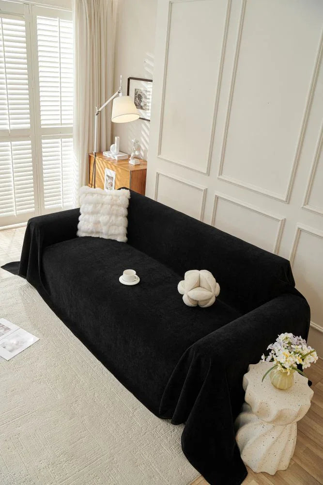 Throw Blanket - Norka - Midnight Black
