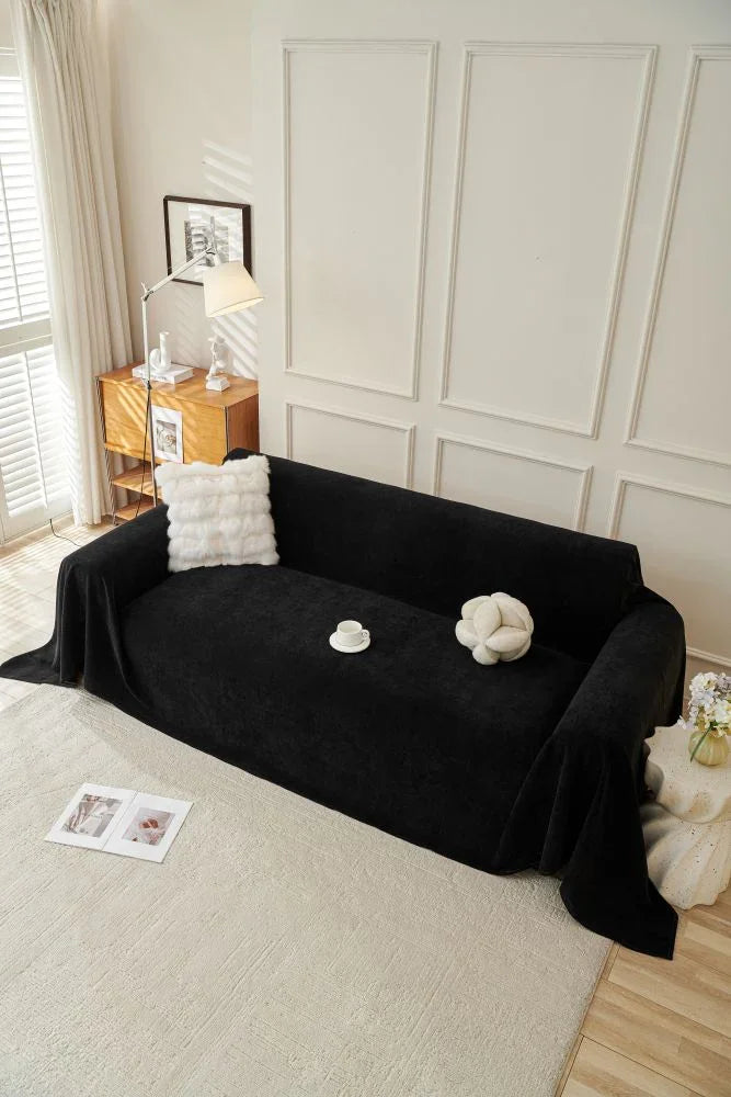 Throw Blanket - Norka - Midnight Black