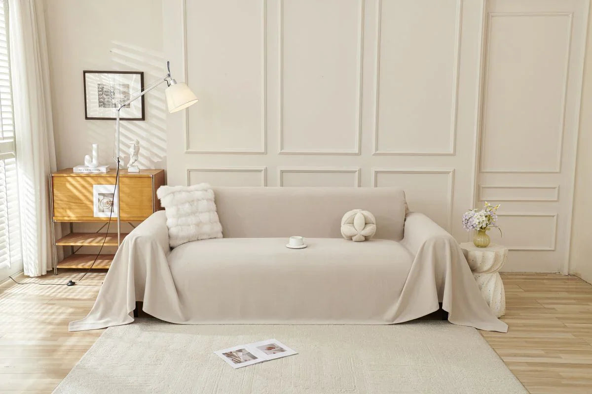 Throw Blanket - Norka - Moon Beige