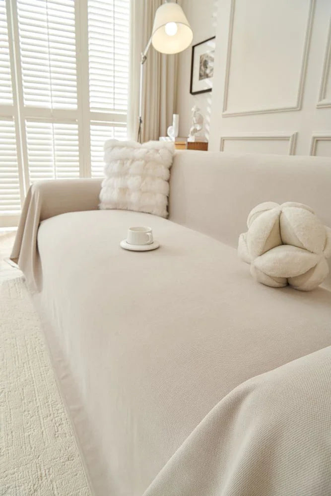Throw Blanket - Norka - Moon Beige