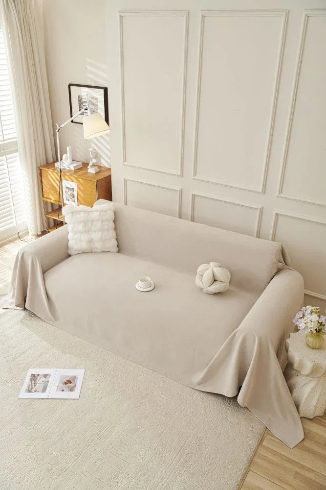 Throw Blanket - Norka - Moon Beige
