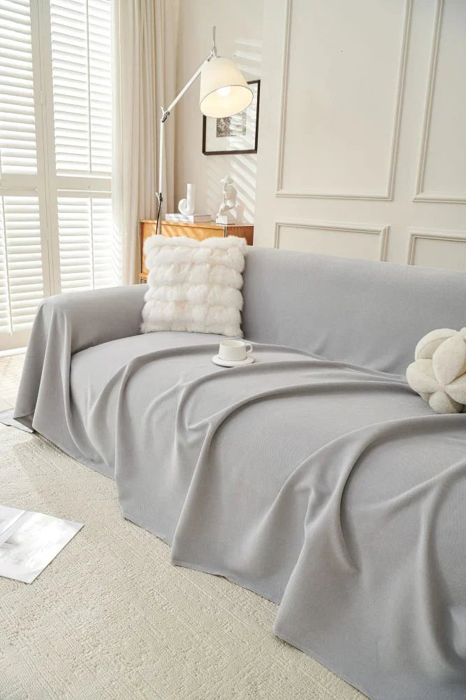 Throw Blanket - Norka - Silver Grey