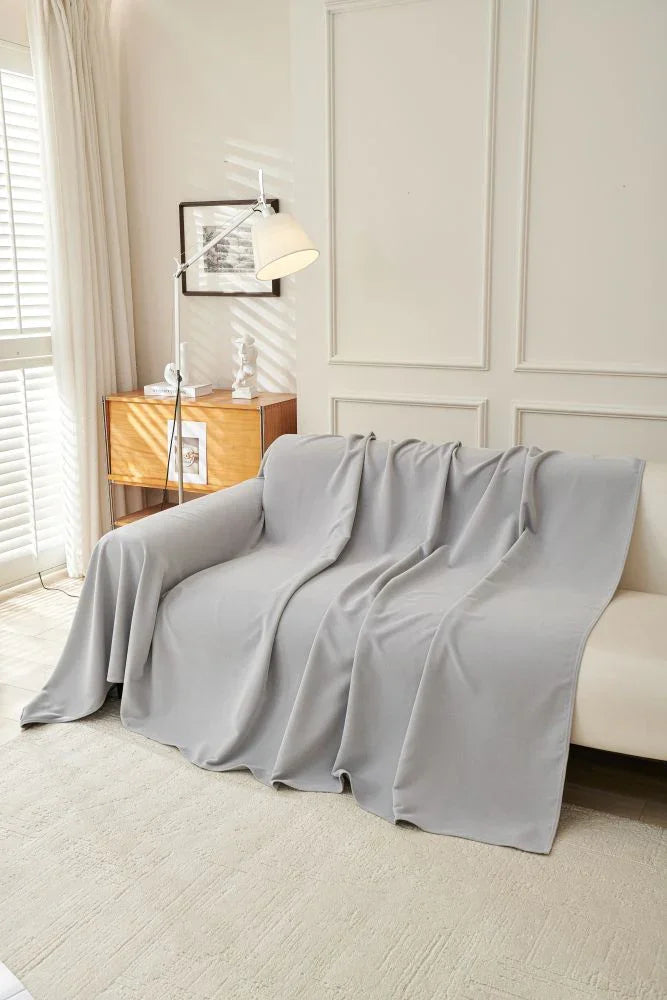 Throw Blanket - Norka - Silver Grey