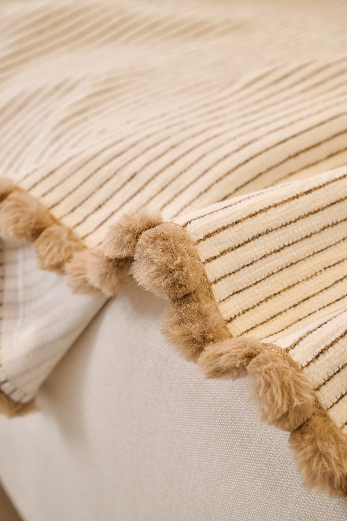 Throw Blanket - Pomelle - Beige