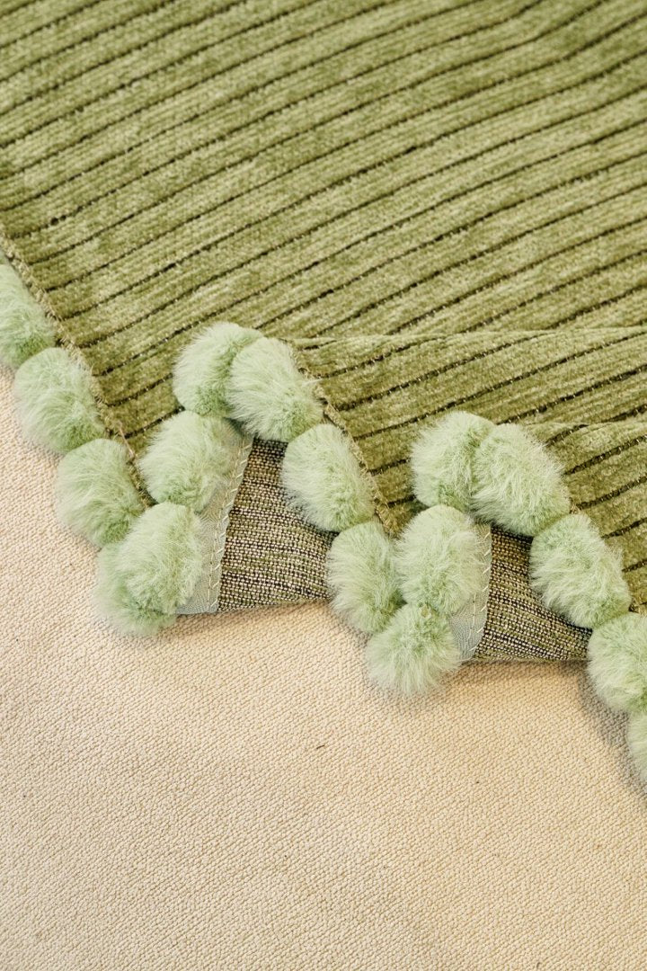 Throw Blanket - Pomelle - Green