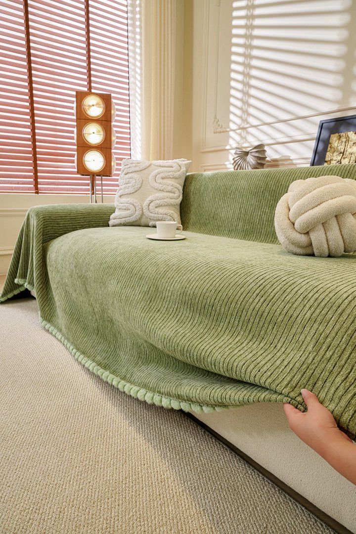 Throw Blanket - Pomelle - Green