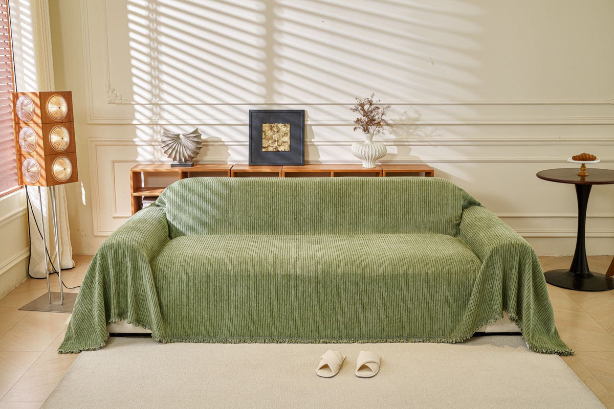Throw Blanket - Pomelle - Green