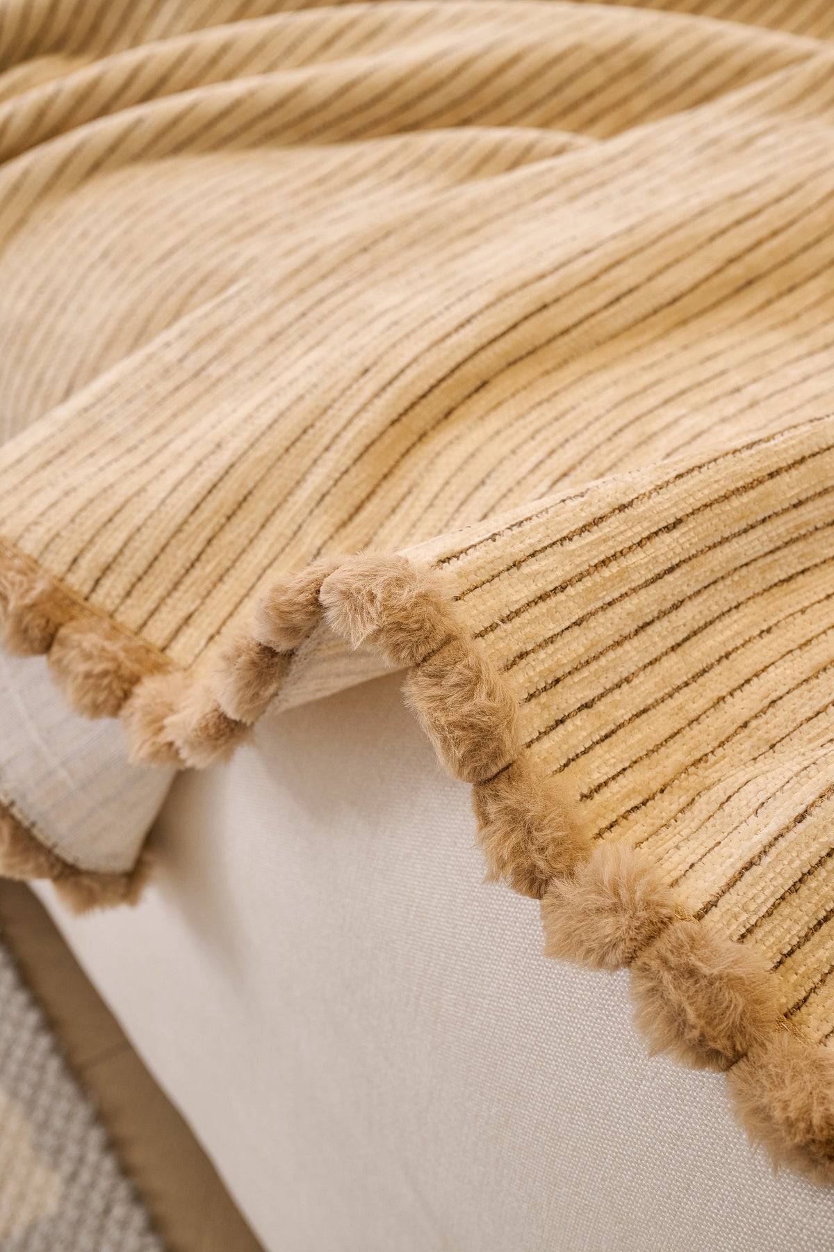 Throw Blanket - Pomelle - Khaki
